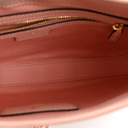 Gucci New Denim GG Monogram Calfskin Love Parade Small Jackie 1961 Hobo Light Pink 5 of 15