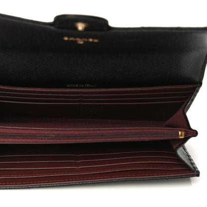 Chanel Caviar Quilted Large Gusset Flap Wallet Black 5 of 11