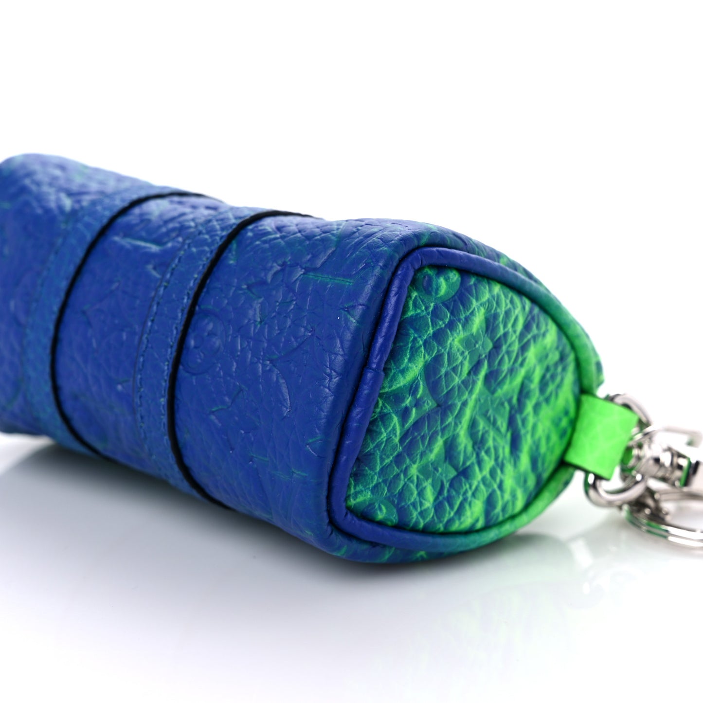 Taurillon Illusion Mini Keepall Earphones Pouch Bleu Vert