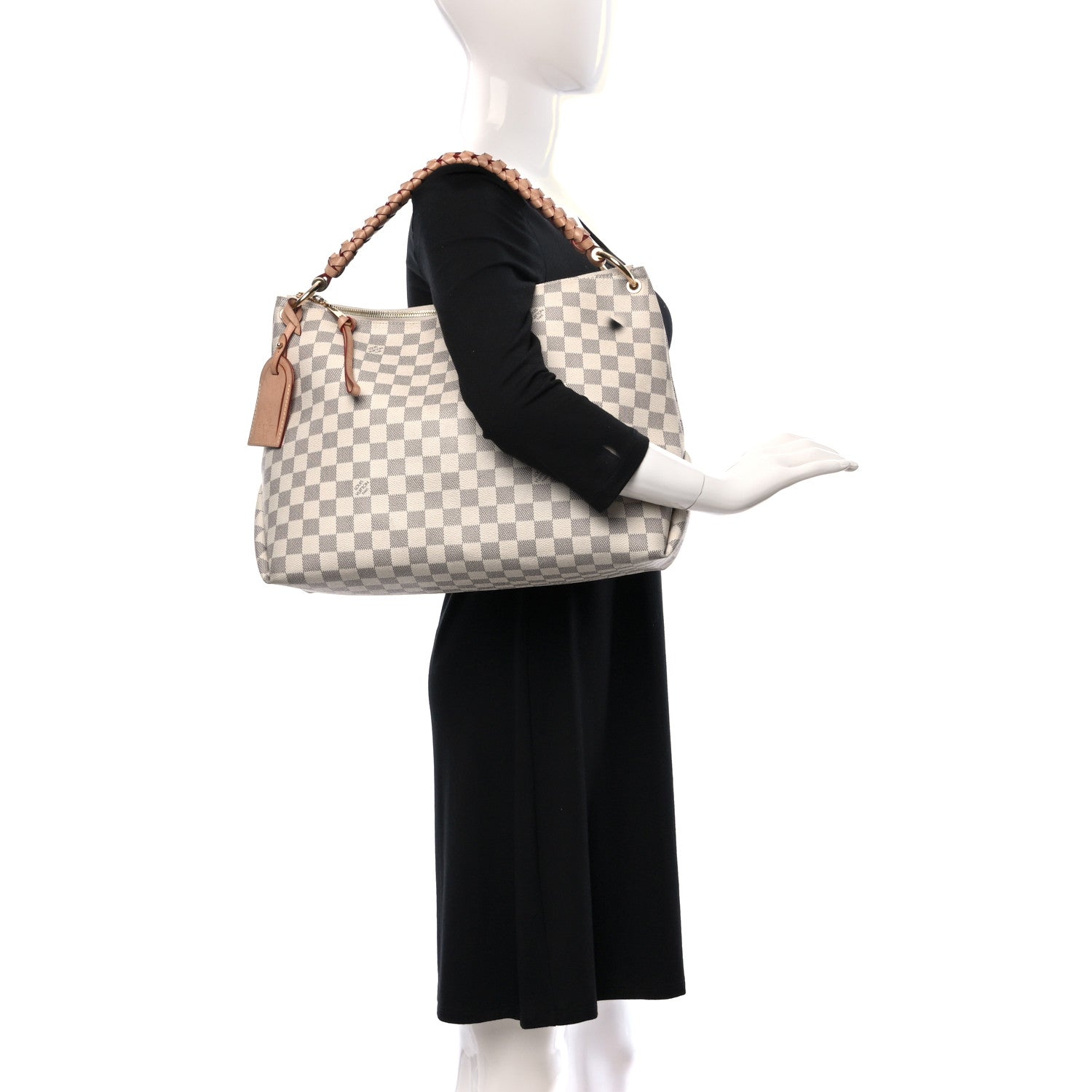 Louis Vuitton Damier Azur Beaubourg Hobo MM 2 of 8