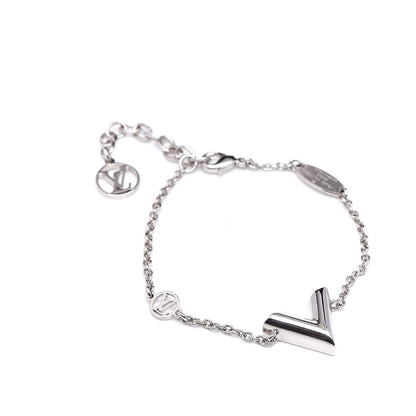 Louis Vuitton Essential V Supple Bracelet Silver 1 of 6