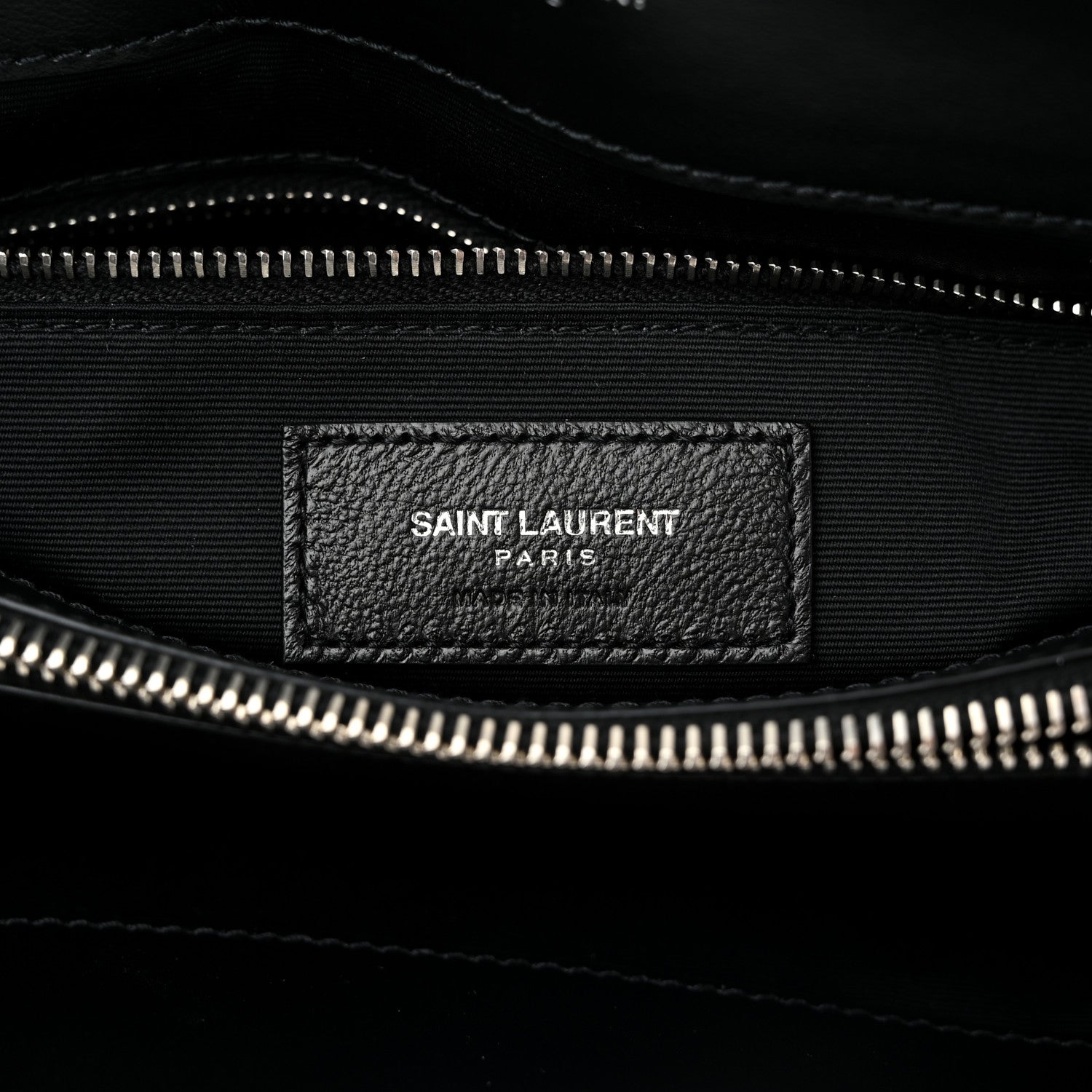 Saint Laurent Calfskin Y Quilted Monogram Medium Loulou Chain Satchel Black 6 of 11