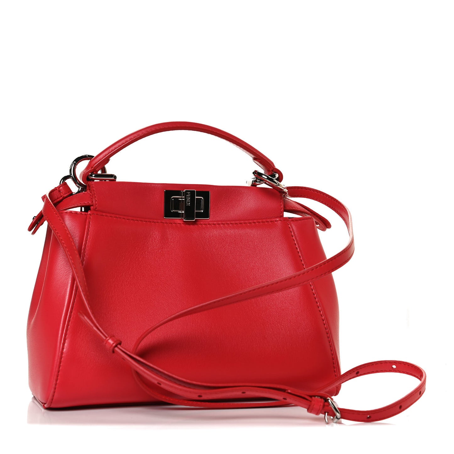 Nappa Mini Peekaboo Iconic Satchel Fiamma