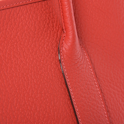Hermes Vache Country Garden Party 36 MM Rouge Pivoine 12 of 12