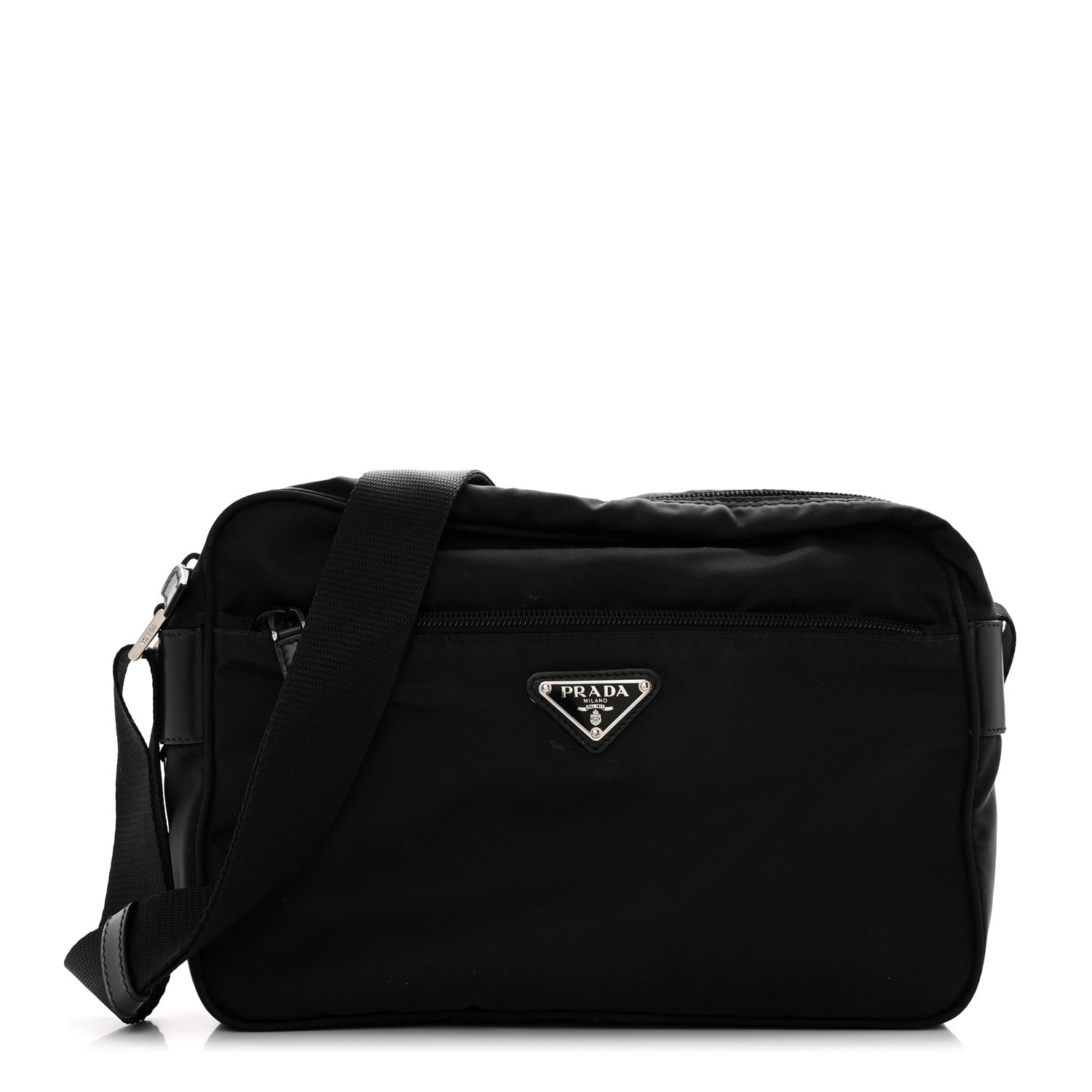Prada Nylon Tessuto Vela Crossbody Bag Black 1 of 9