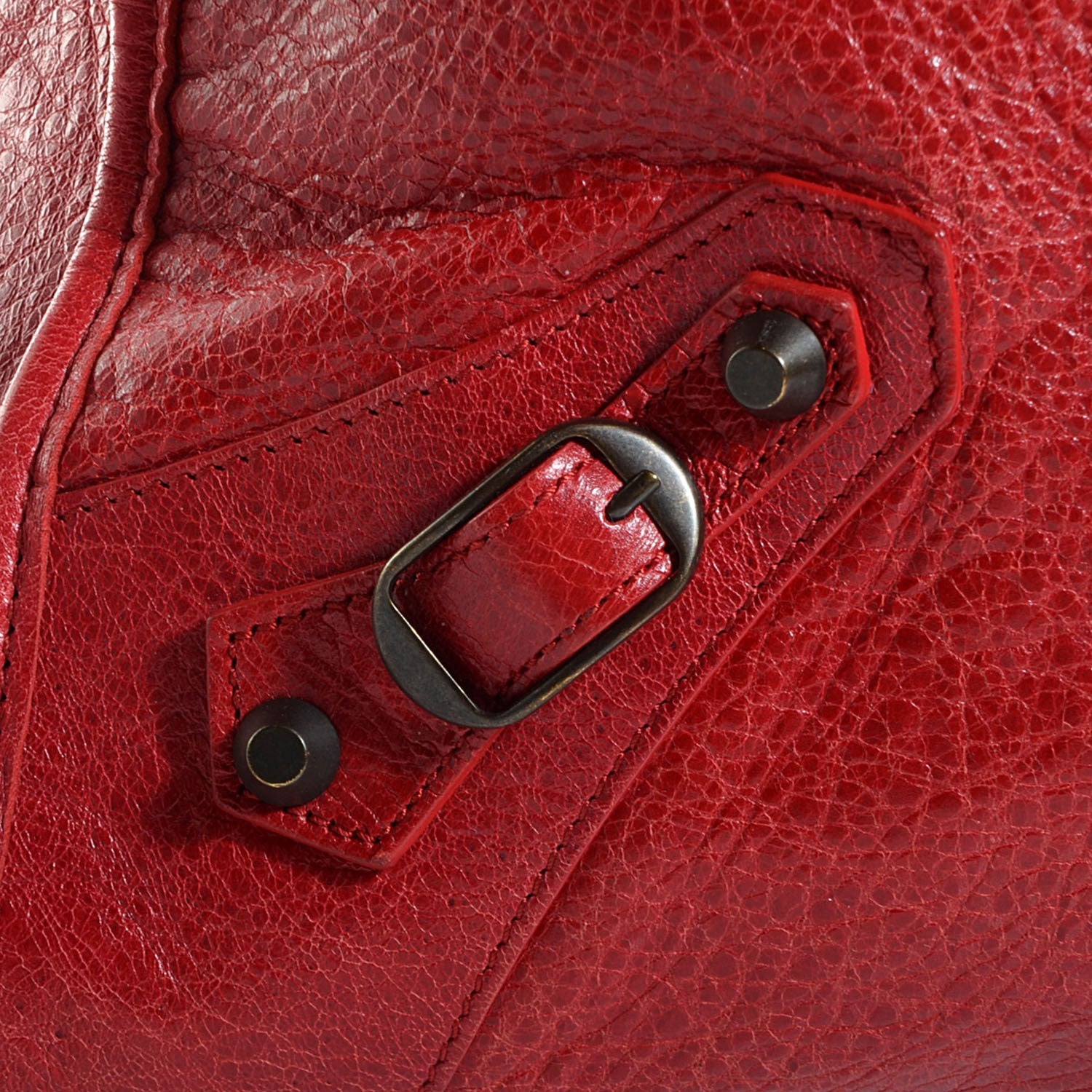 Balenciaga Agneau Classic Hardware Work Rouge Coquelicot 11 of 12