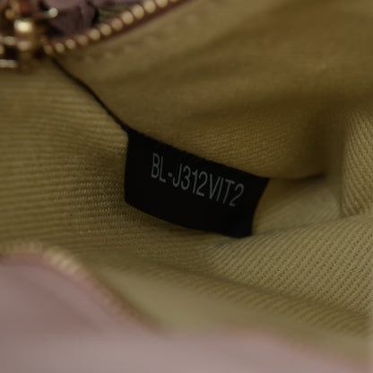 Valentino Garavani Vitello Small Glam Lock Rockstud Flap Water Rose 7 of 8