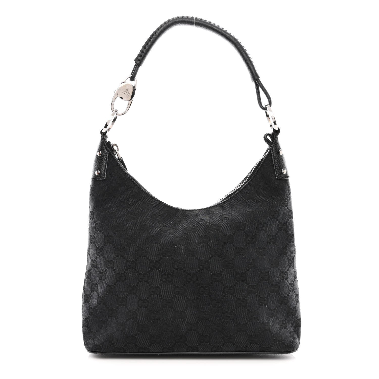 Gucci Monogram GG Signature Shoulder Bag Black 1 of 10