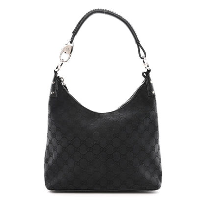 Gucci Monogram GG Signature Shoulder Bag Black 1 of 10