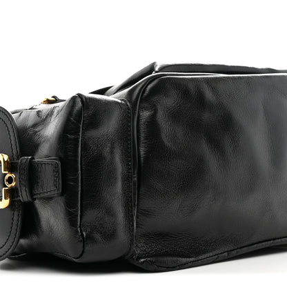 Chloe Shiny Calfskin Medium Double Carry Camera Bag Black 9 of 10
