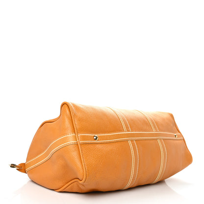 Louis Vuitton Tobago Calfskin Keepall 50 Yellow 4 of 12