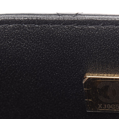 Chanel Lambskin Quilted Mini Top Handle Rectangular Flap Black 9 of 11