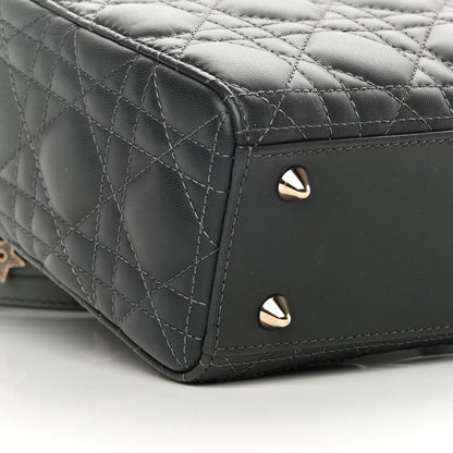 Christian Dior Lambskin Cannage Gradient Small My ABCDior Lady Dior Grey 9 of 12