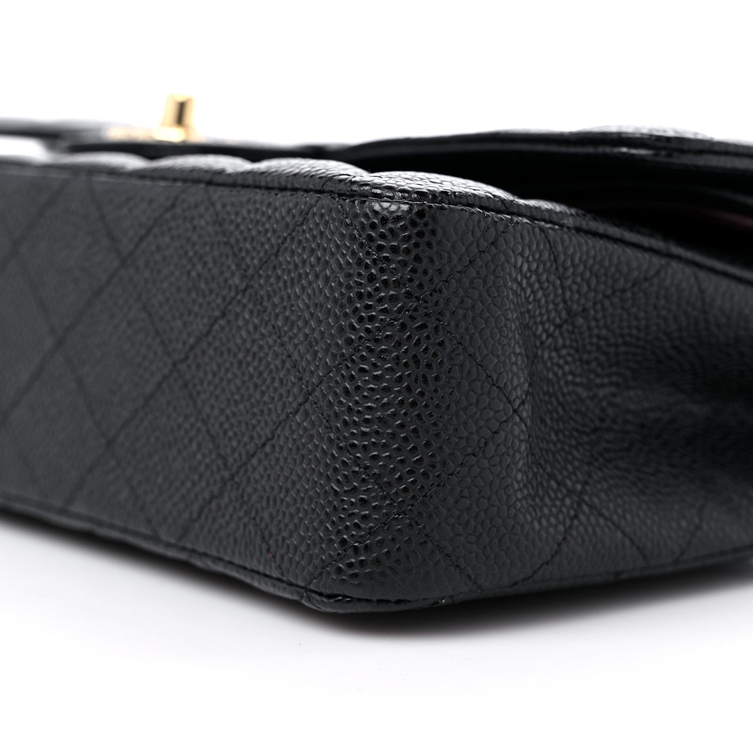 Chanel Caviar Quilted Medium Double Flap Black 8 of 9