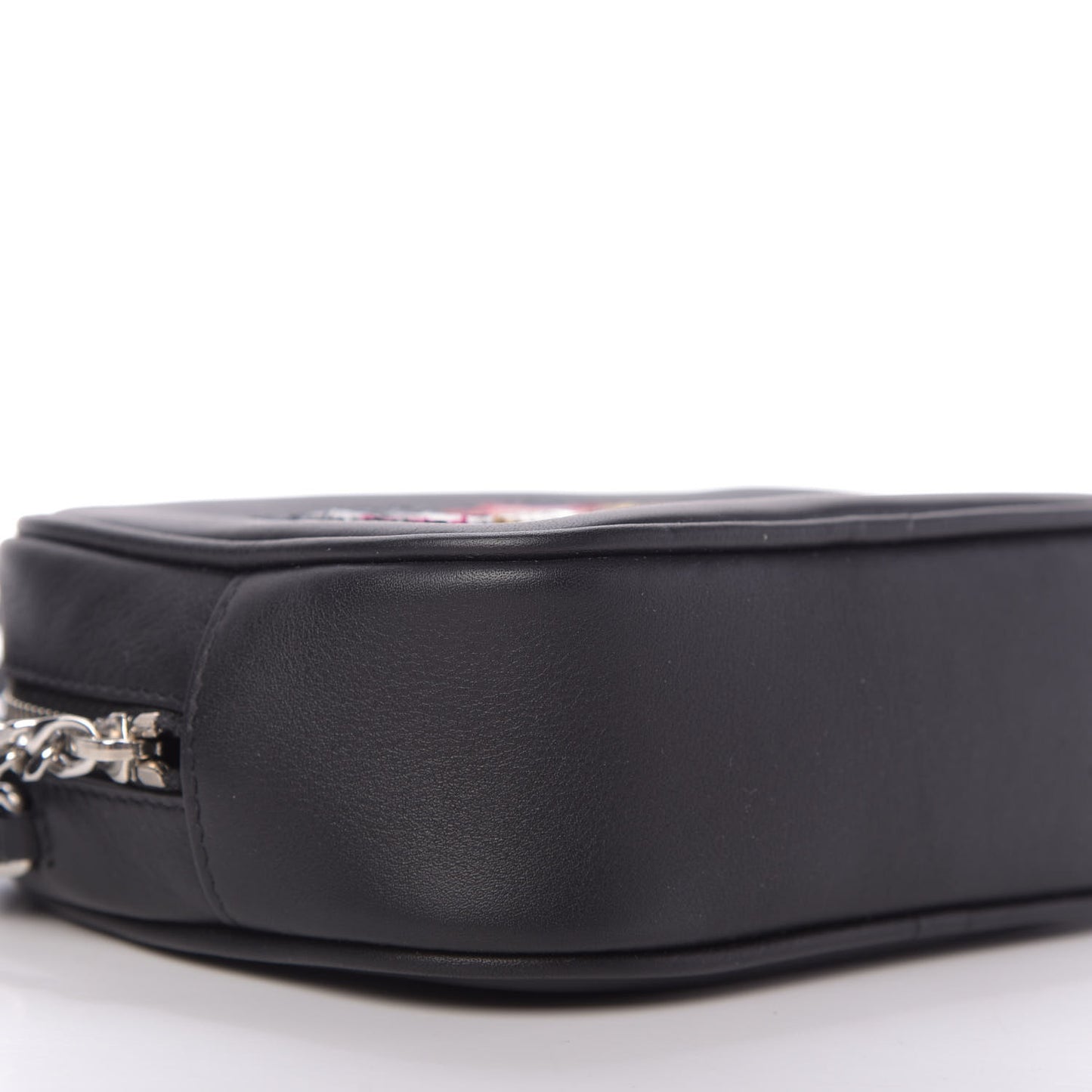 Calfskin Love Patchwork Blogger Bag Black