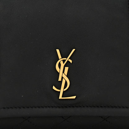 Saint Laurent Lambskin Quilted Monogram Mini Nolita Black 8 of 11