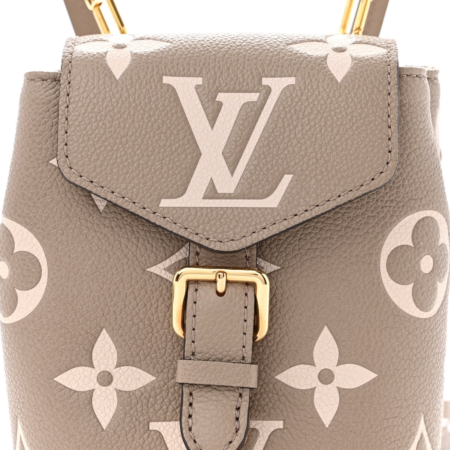 Louis Vuitton Empreinte Monogram Giant Tiny Backpack Tourterelle Cream 7 of 14