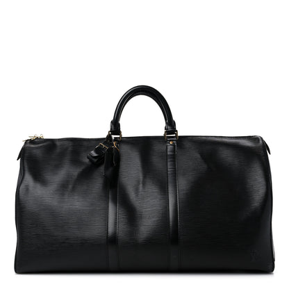 Louis Vuitton Epi Keepall 55 Black 1 of 16