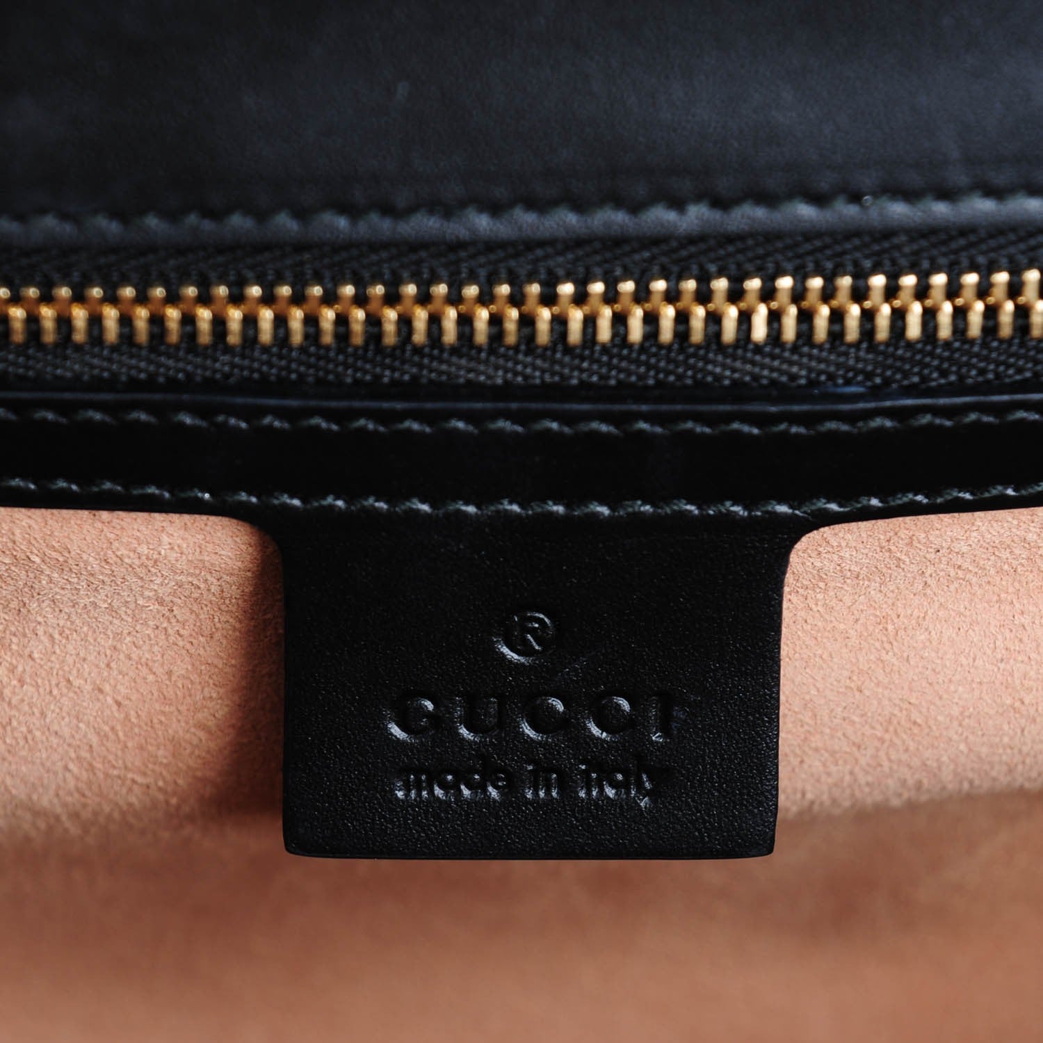 Gucci Guccissima Medium Padlock Shoulder Bag Black 6 of 7