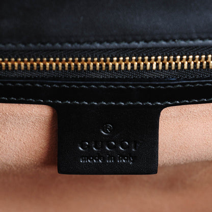 Gucci Guccissima Medium Padlock Shoulder Bag Black 6 of 7