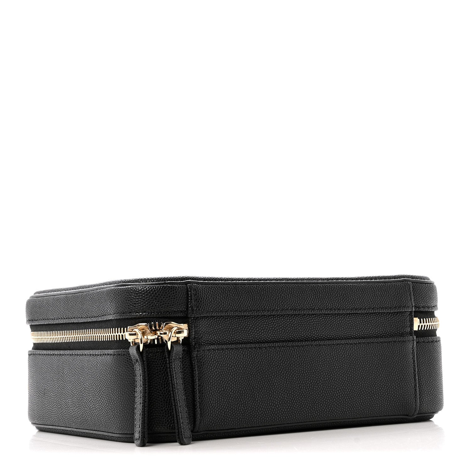 Chanel Caviar Quilted Medium CC Filigree Vanity Case Black 4 of 13
