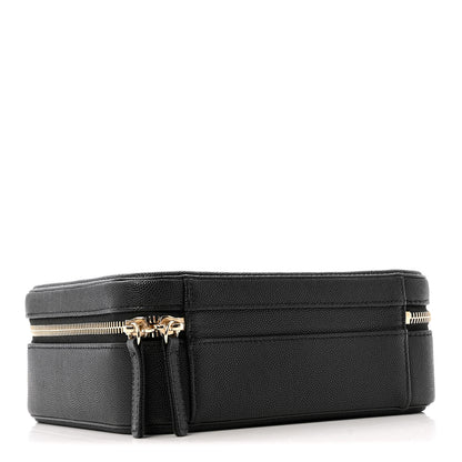 Chanel Caviar Quilted Medium CC Filigree Vanity Case Black 4 of 13
