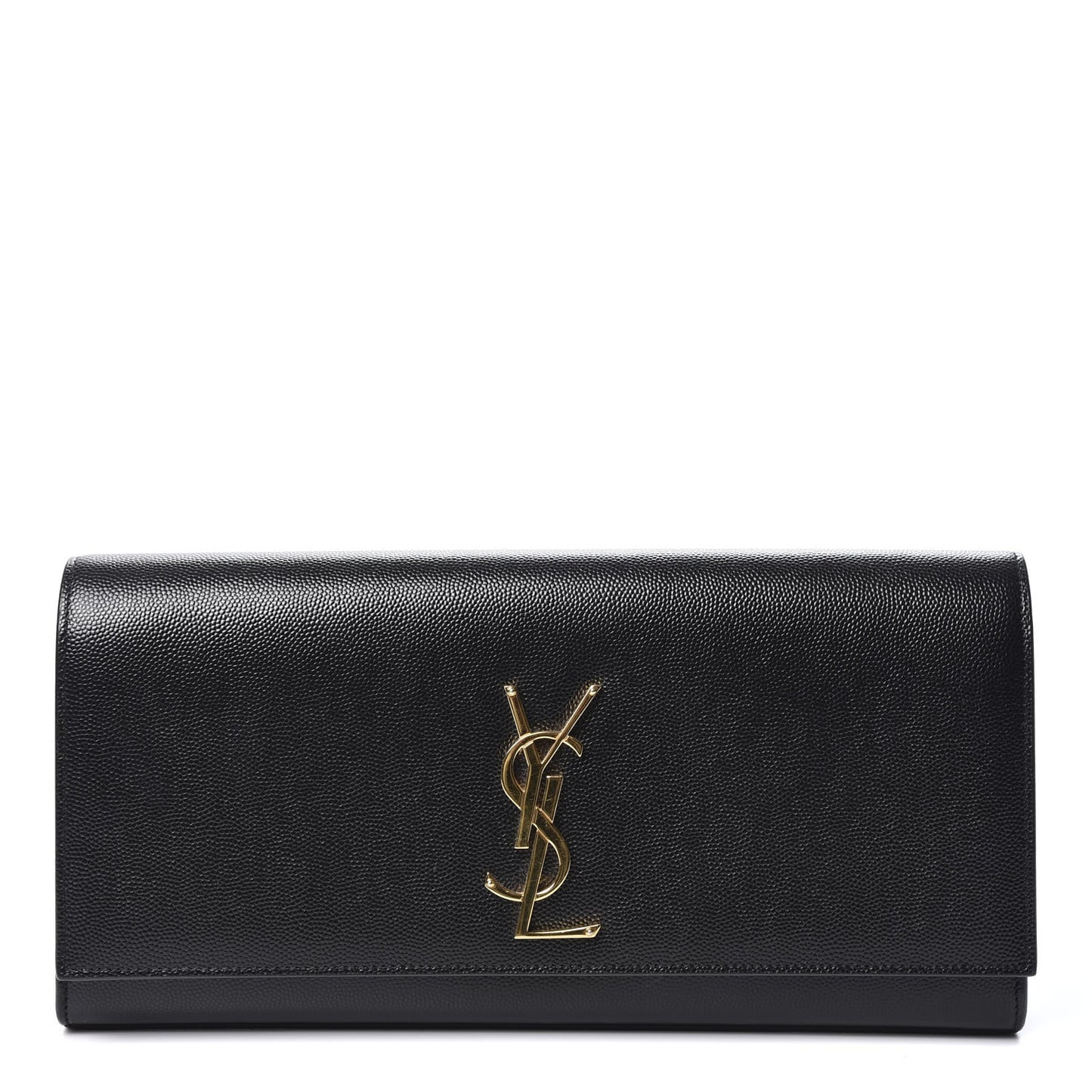 Grain De Poudre Monogram Cassandre Clutch Black