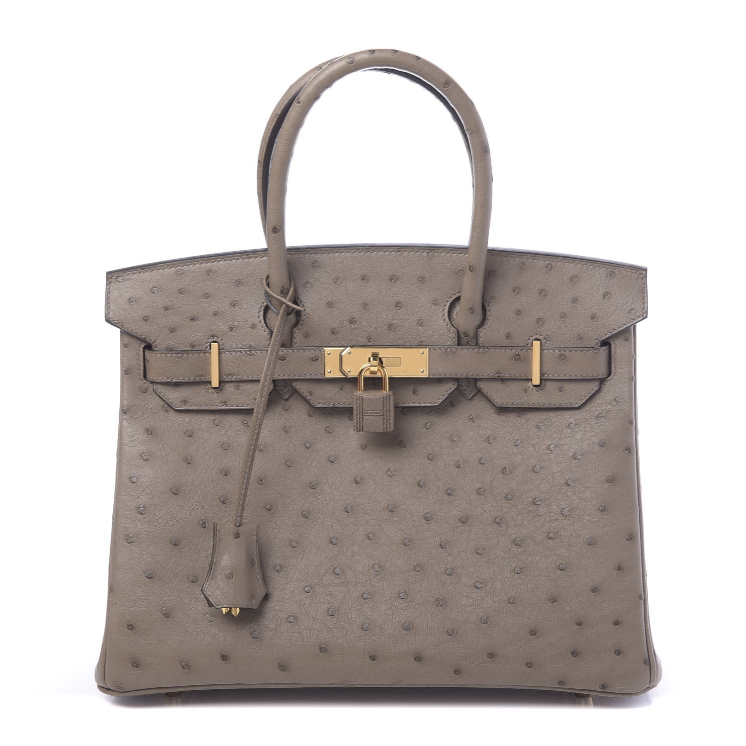 Hermes Ostrich Birkin 30 Gris Asphalte 1 of 11