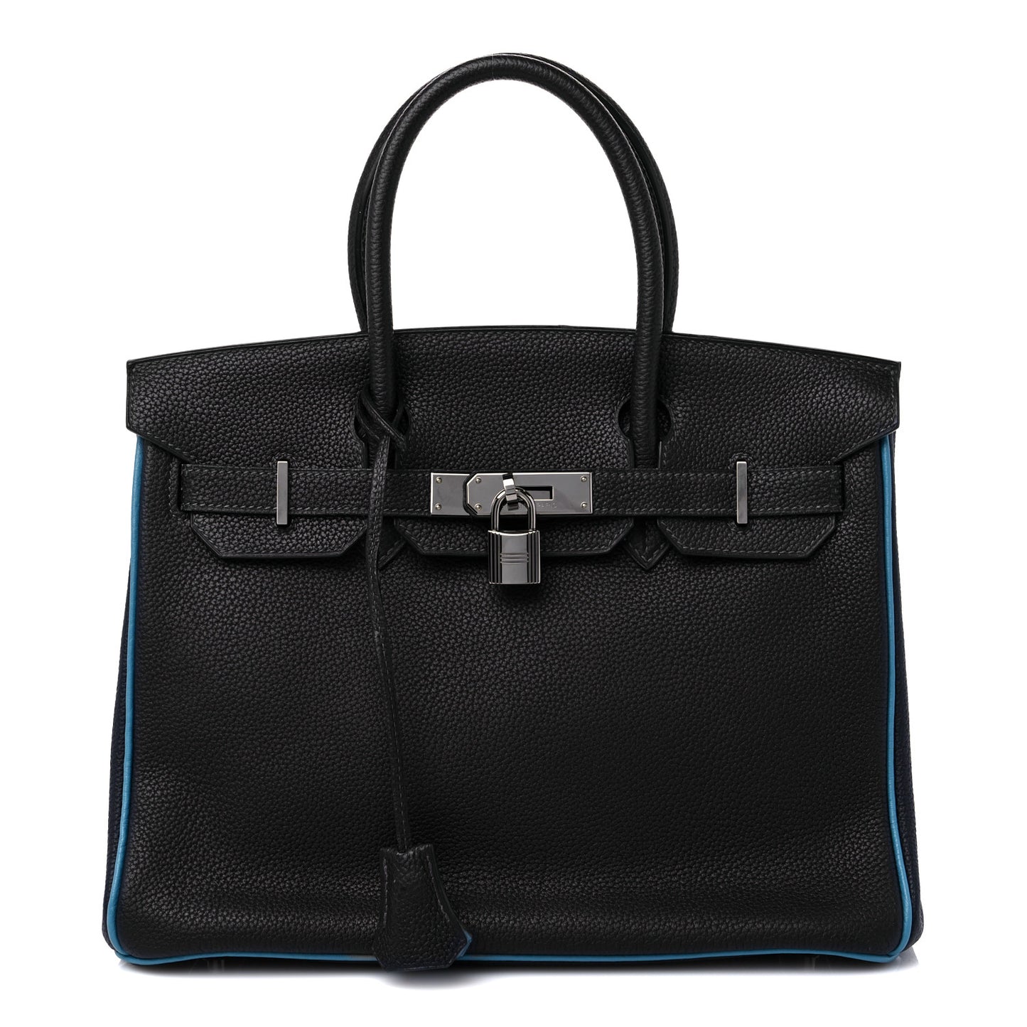 Togo Bi-Color Birkin 30 Bleu Indigo Blue Jean