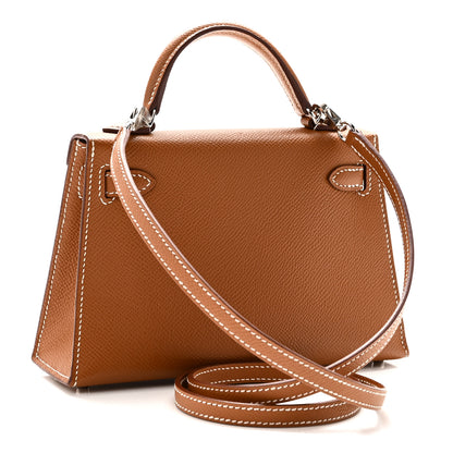 Hermes Epsom Mini Kelly Sellier 20 Gold 3 of 11
