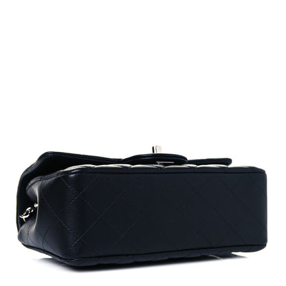 Chanel Lambskin Quilted Mini Rectangular Flap Black 4 of 11