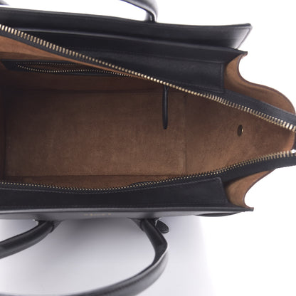 Celine Drummed Calfskin Micro Tri-Color Luggage Indigo 5 of 15