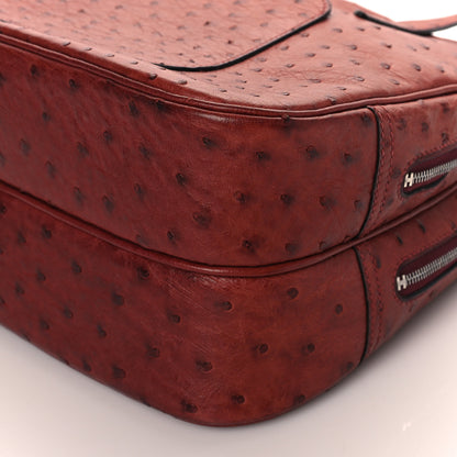 Hermes Ostrich Doha Maroon 10 of 10