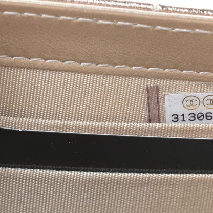 Chanel Metallic Lambskin Quilted Mini Trendy CC Clutch With Chain Gold 7 of 11