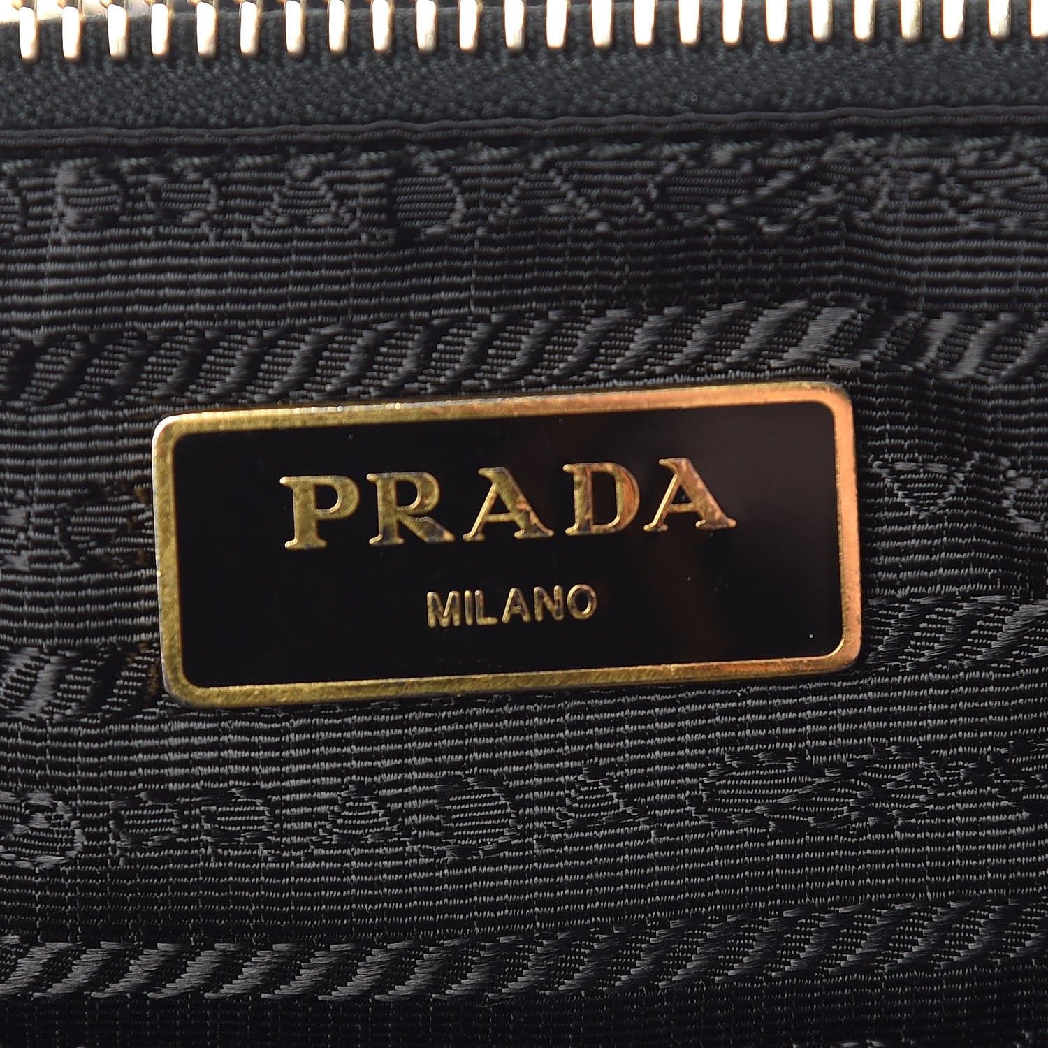 Prada Saffiano Tessuto Nylon Tote Black 6 of 11