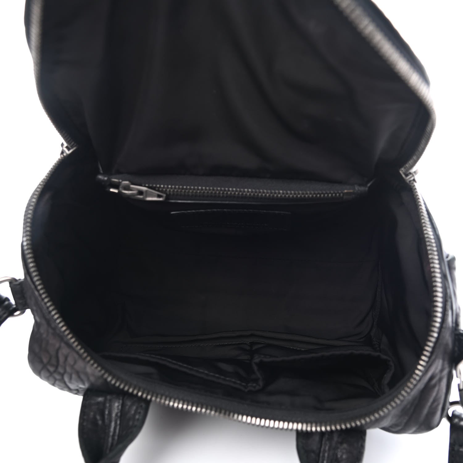 Alexander Wang Pebbled Lambskin Rockie Black Nickel Hardware 4 of 7