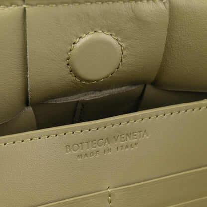 Bottega Veneta Calfskin Maxi Intrecciato Cassette Pouch On Strap Travertine 6 of 10
