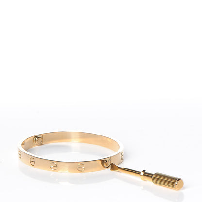 Cartier 18K Yellow Gold LOVE Bracelet 17 9 of 10