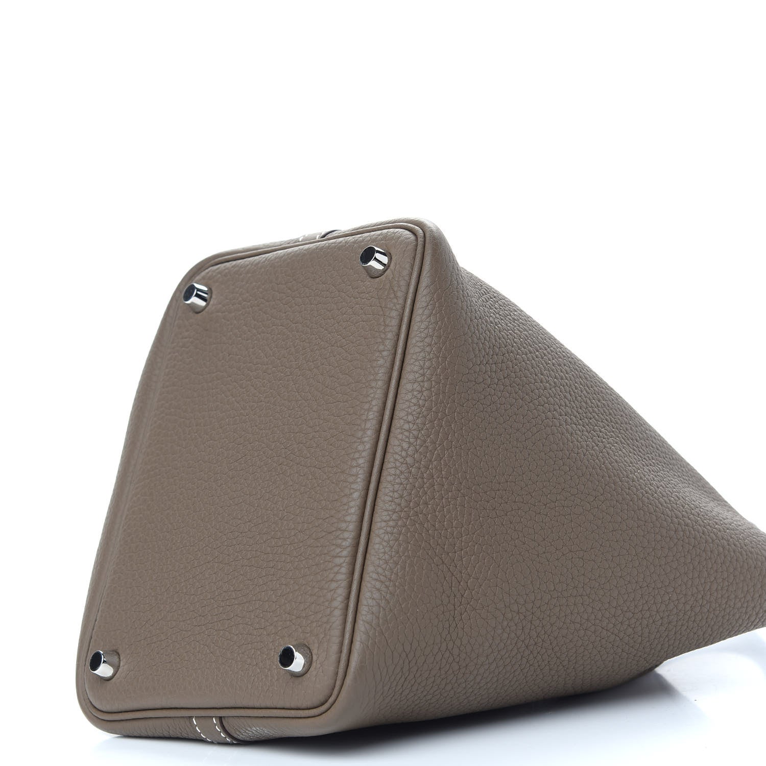 Hermes Taurillon Clemence Picotin Lock 18 PM Etoupe 9 of 10