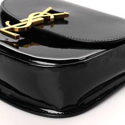 Saint Laurent Patent Calfskin Classic Monogram Small Kaia Satchel Black 8 of 8