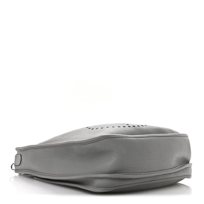 Hermes Taurillon Clemence EVELYNE III GM Gris Mouette 4 of 10