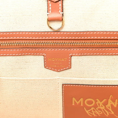 Moynat X KASING LUNG Calfskin Canvas M Labubu Tote PM Brown 5 of 9