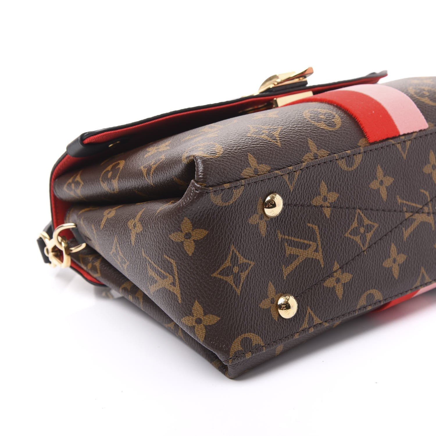 Louis Vuitton Monogram Georges BB Coquelicot Peach 5 of 9