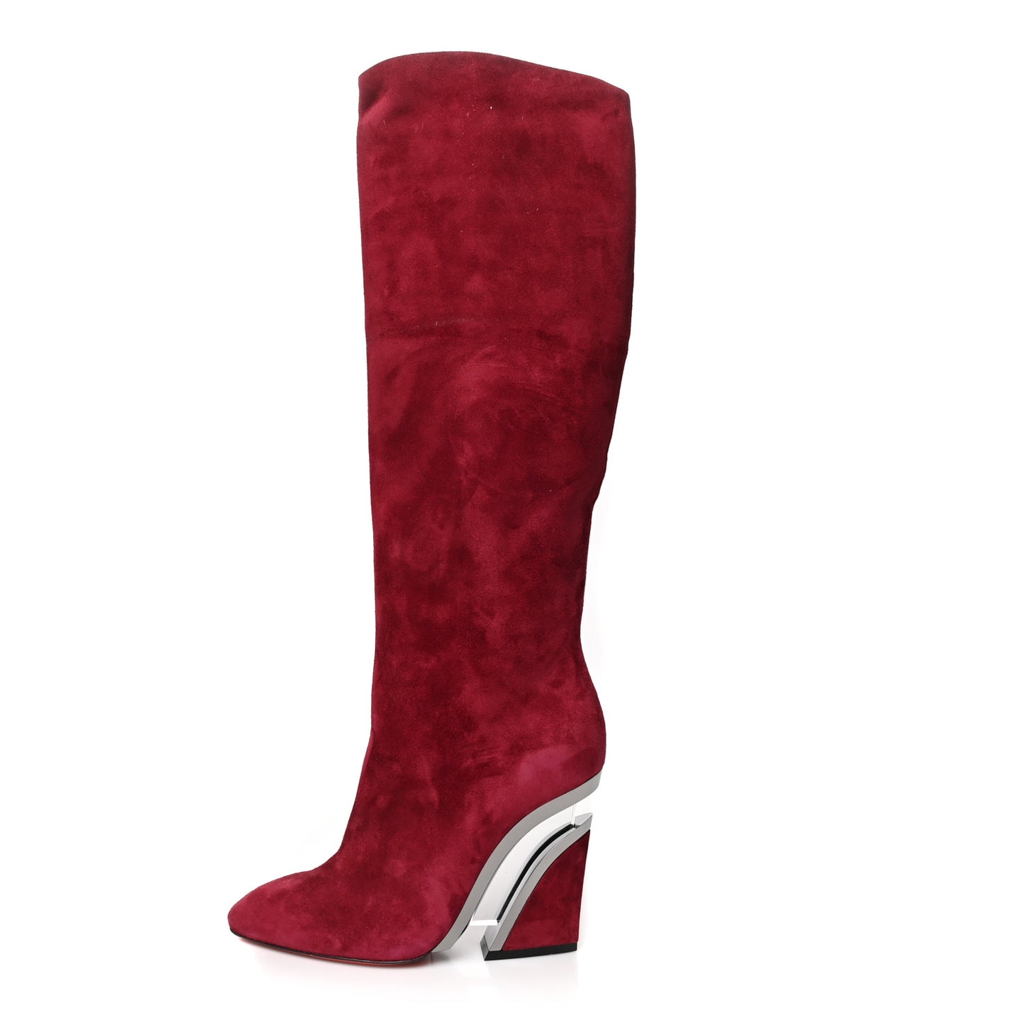Veau Velours Levitibotta 100 Boots 38.5 Opera Gun Metal