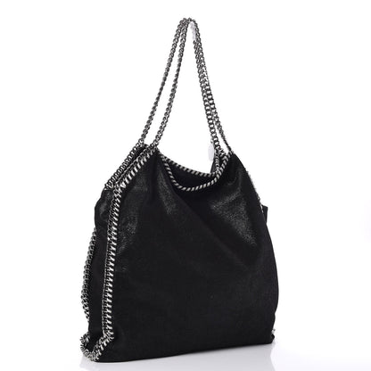 Stella McCartney Shaggy Deer Big Falabella Tote Black 3 of 7