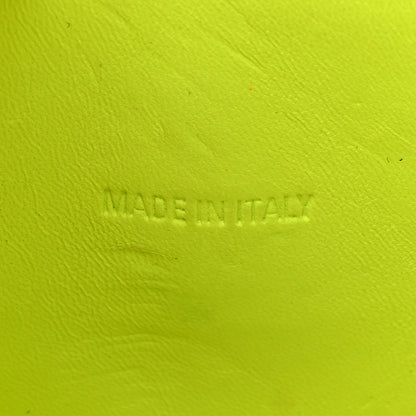 Balenciaga Shiny Calfskin Crocodile Embossed Hourglass Top Handle Bag XS Fluo Yellow 6 of 20