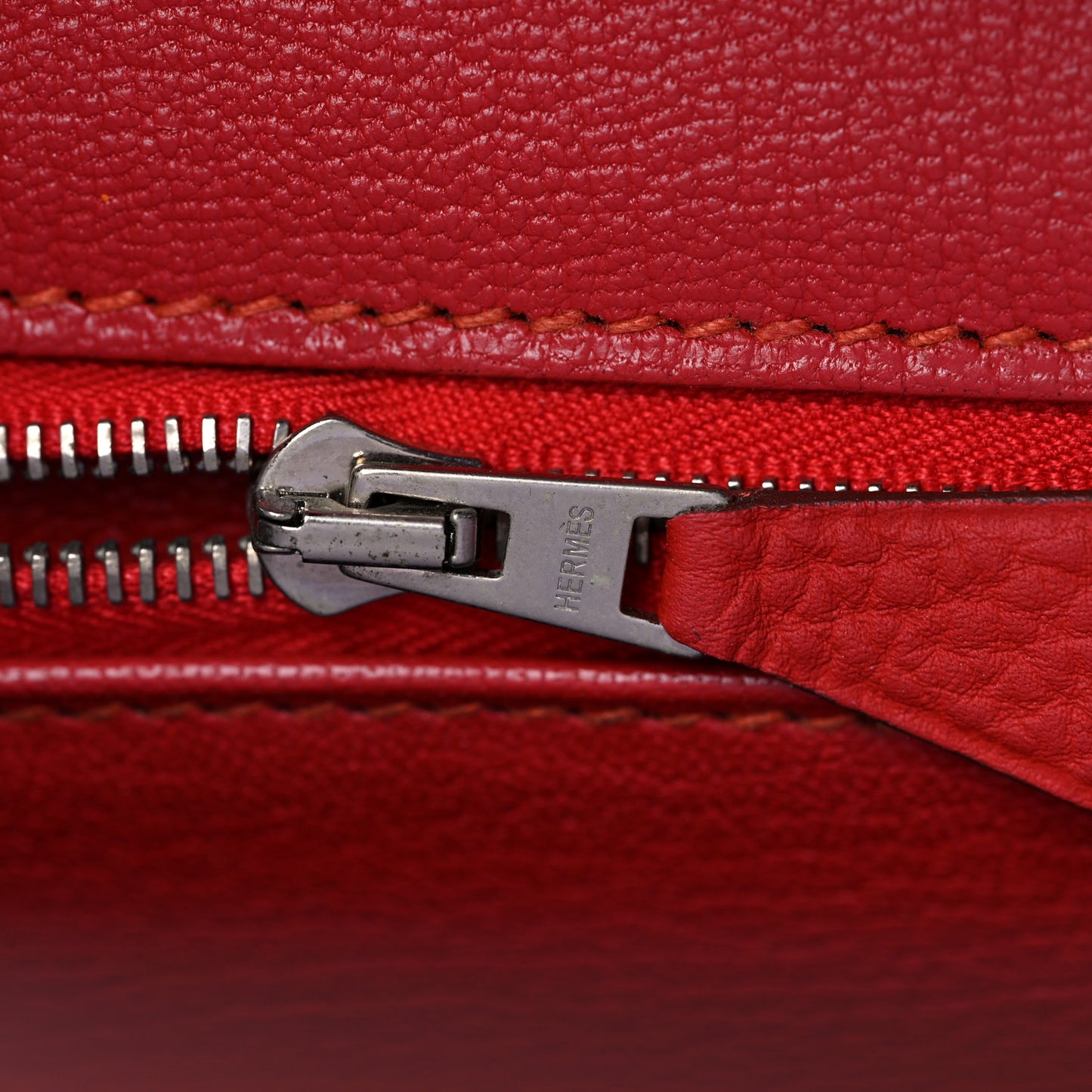 Togo Birkin 35 Rouge Casaque