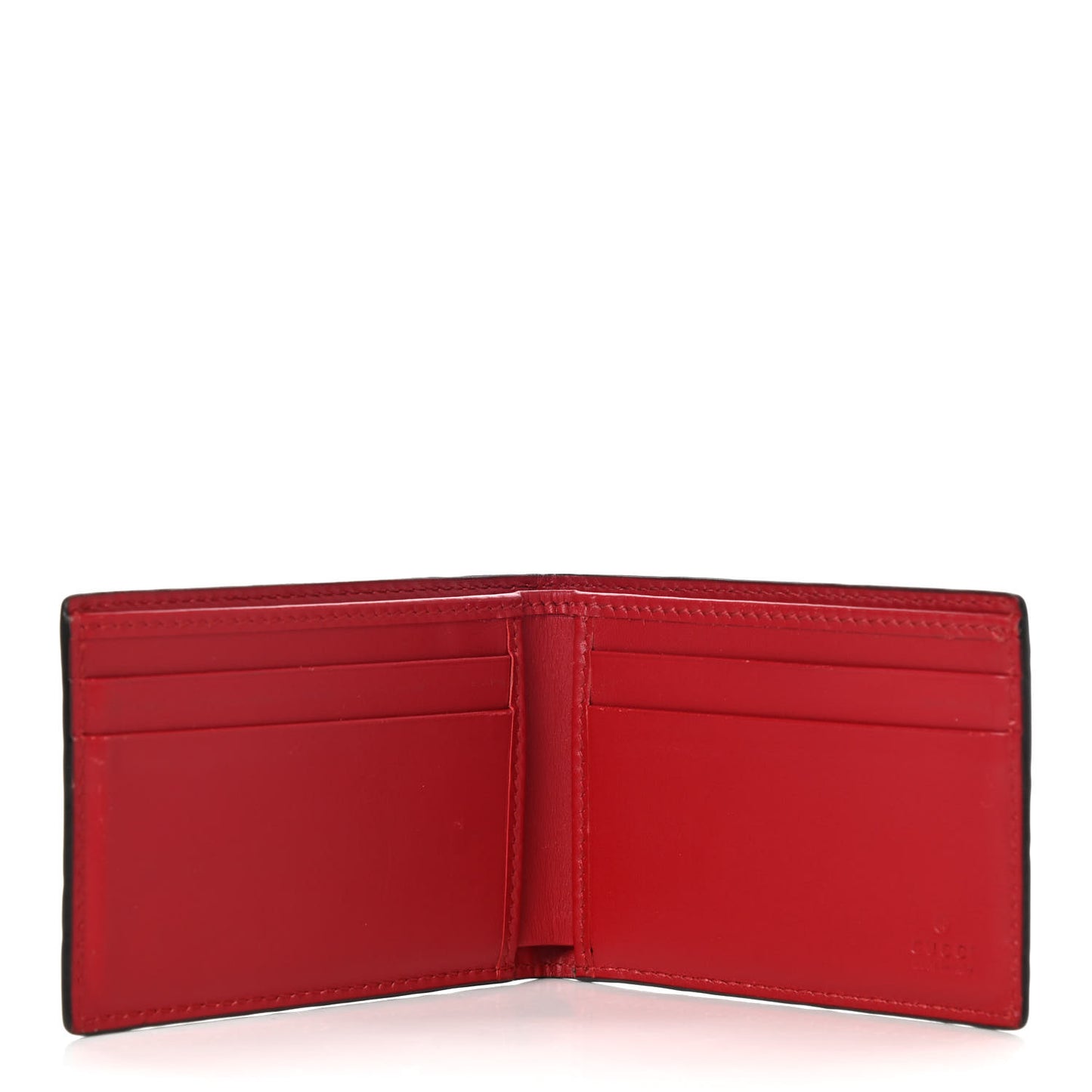 Guccissima Bi-Fold Wallet Red