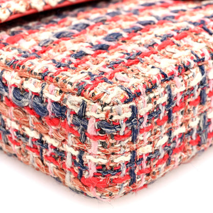 Chanel Tweed East West Flap Red Blue 9 of 10