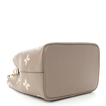 Louis Vuitton Empreinte Monogram Giant Neonoe MM Tourterelle Creme 5 of 10